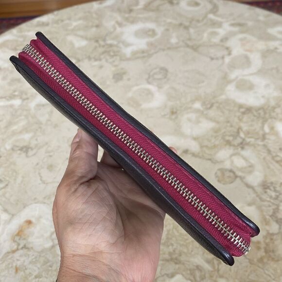 Loewe Anagram Padlock Zip Around Calfskin Long Wallet - Picture 10 of 16